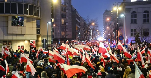 антиурядовий протест у Варшаві