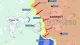 Map of fighting in Bakhmut sector