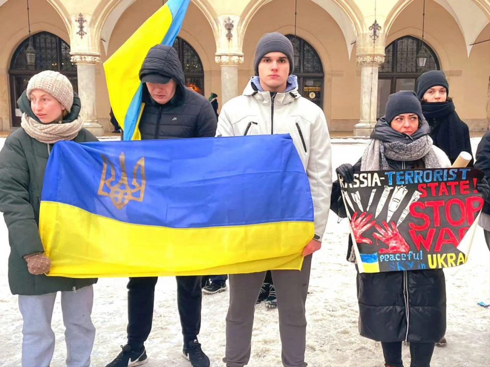 Акція "There is no silence in Ukraine" у Кракові