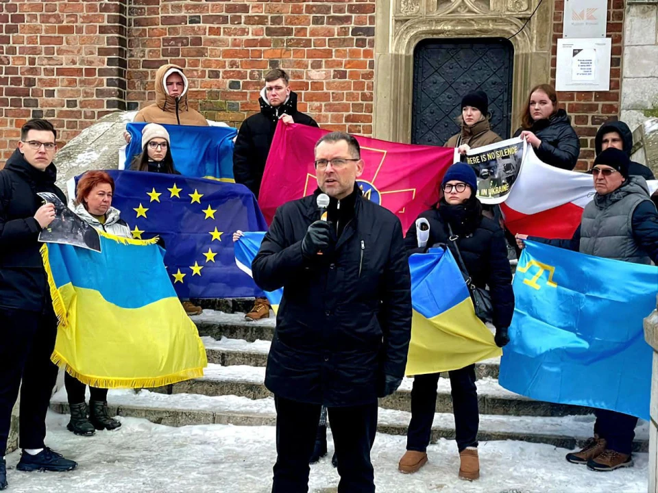 Акція "There is no silence in Ukraine" у Кракові