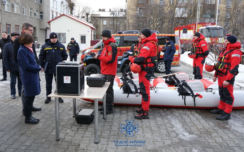 спорядження для прикарпатських рятувальників від Польщі