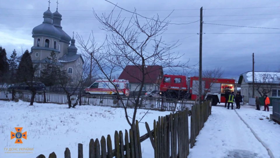 пожежа на Прикарпатті