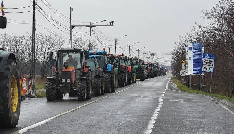 Румунські фермери заблокували пункт пропуску "Халмеу-Дякове" на кордоні з Україною