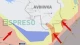 Map of fighting in Avdiivka
