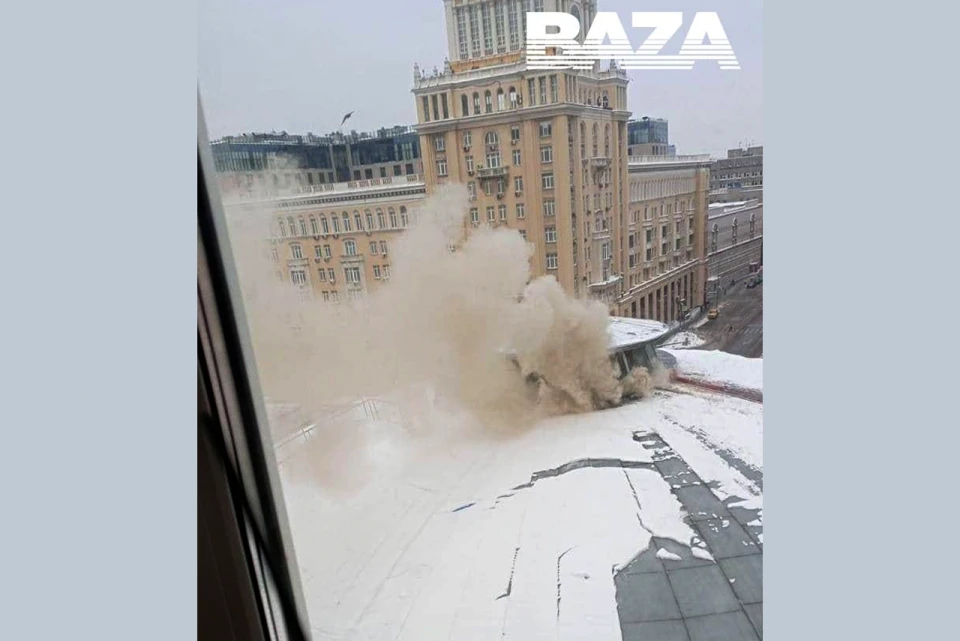 палаючий театр у Москві
