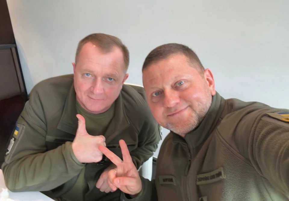 Валерій Залужний і Сергій Шаптала