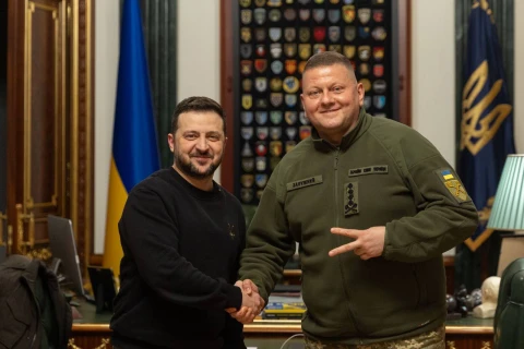 Володимир Зеленський і Валерій Залужний