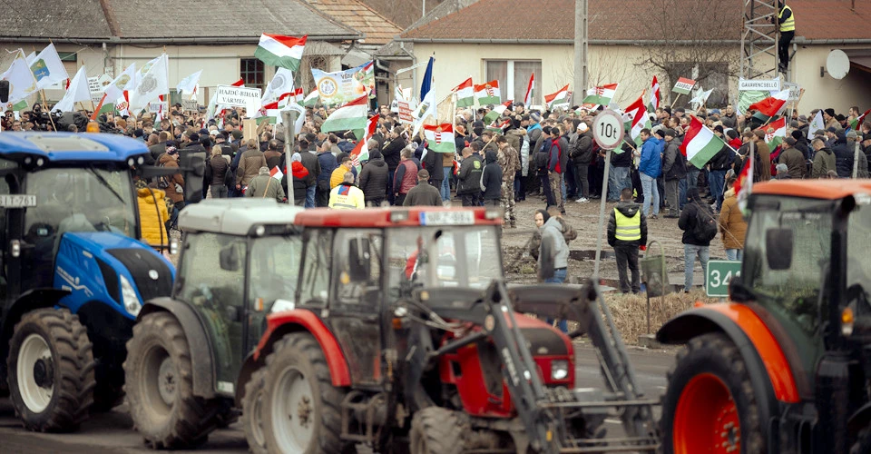 угорщина, протест фермерів