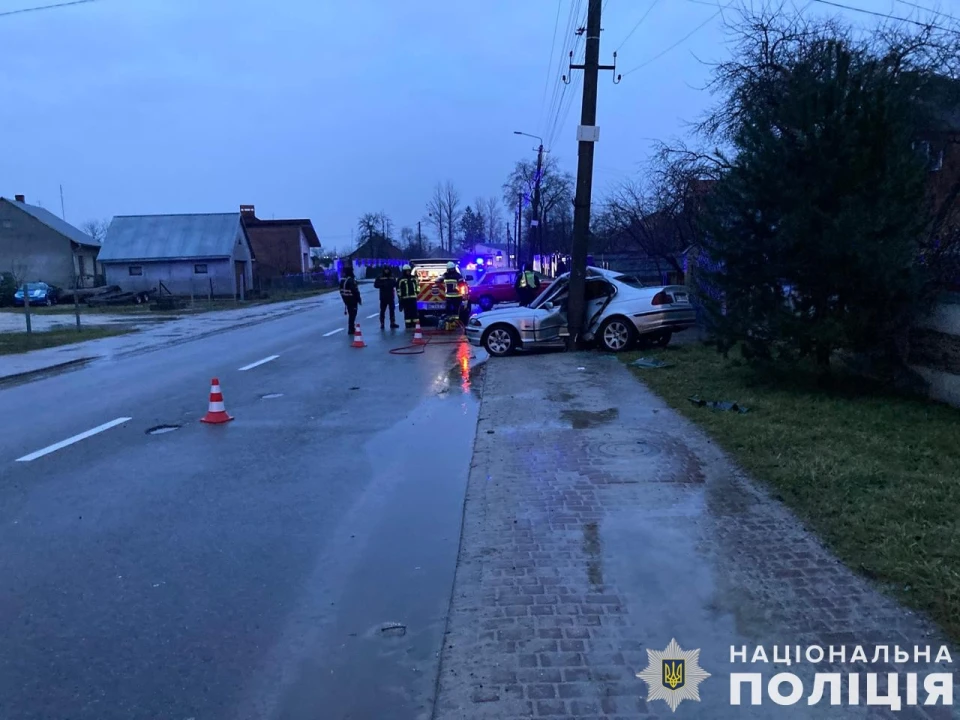 У ДТП на Львівщині загинув водій BMW