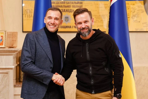 Андрій Шевченко відвідав Закарпаття
