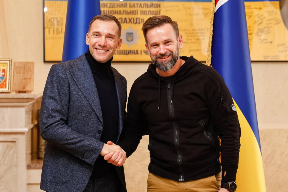 Андрій Шевченко відвідав Закарпаття