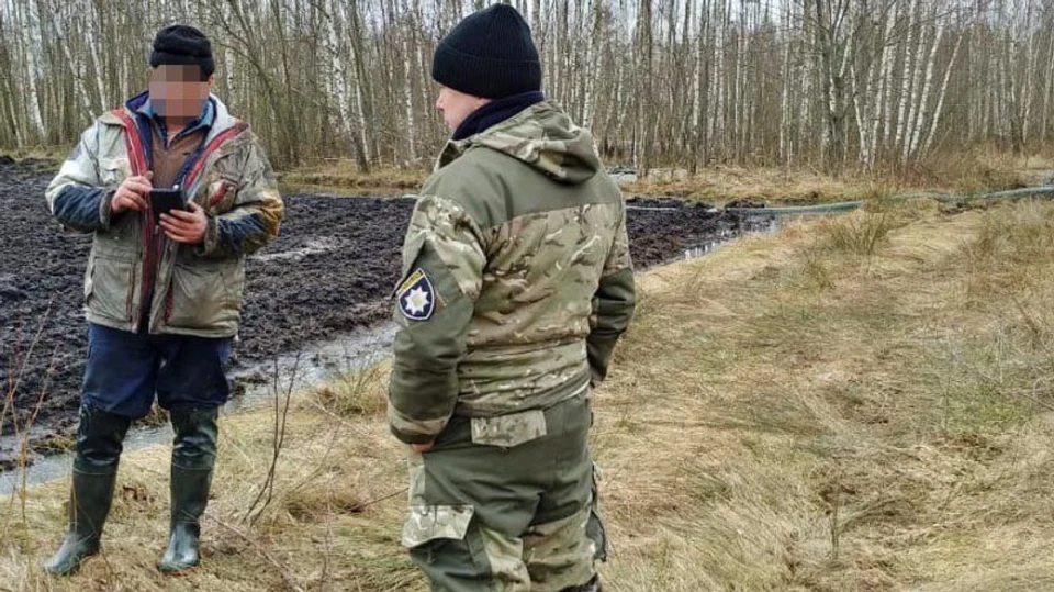 бійка між бурштинокопачами та правоохоронцями