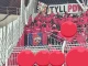 Уболівальники польського клубу під час футбольного матчу розгорнули на трибунах прапор російського ЦСКА