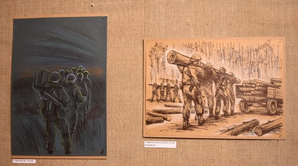 виставка картин "Захід-Схід" воїна Андрія Єфіменка, Франківськ