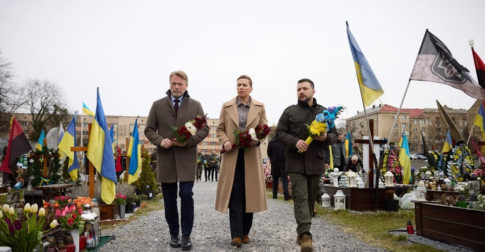 Володимир Зеленський і Метте Фредеріксен