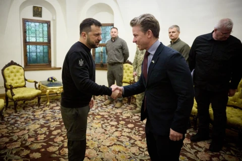 Володимир Зеленський і Пол Йонсон