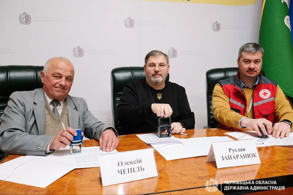 Підписання меморандуму з Червоних Хрестом