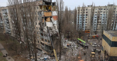 Удар по 9-поверхівці в Одесі