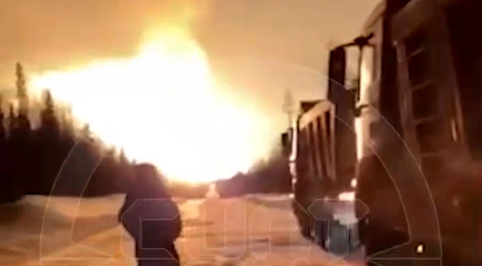 пожежа на нафтобазі в Курську