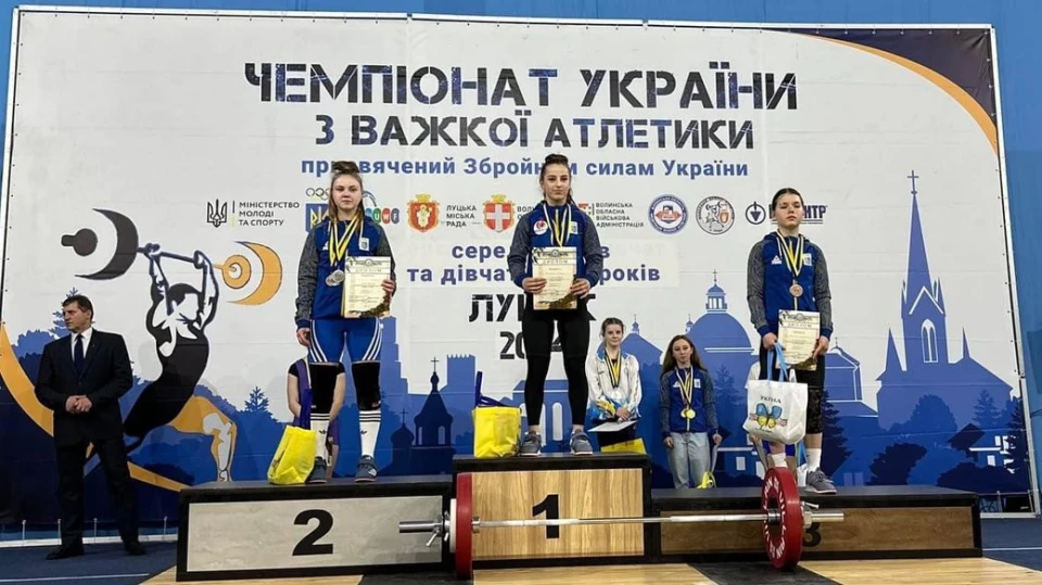 Катерина Малащук на п'єдесталі