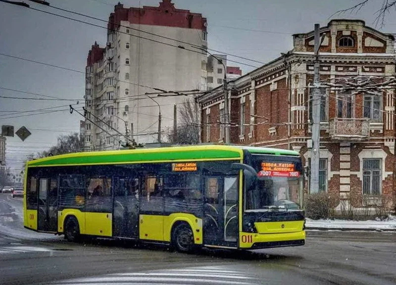 тролейбус у Хмельницькому