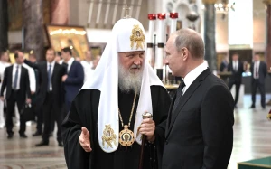 Очільник РПЦ Гундяєв (Кирило) та Путін