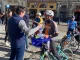 Француз приїхав до Львова на велосипеді, щоб зібрати кошти на відбудову ліцею