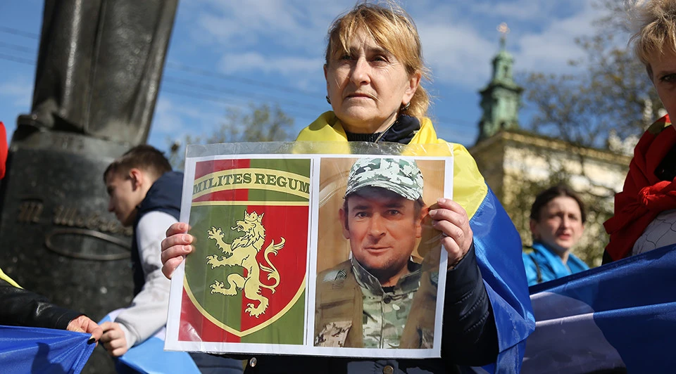 мирна акція родин військовополонених у Львові
