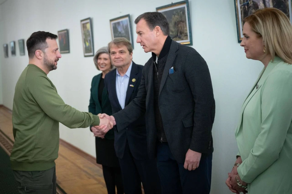 Зеленський зустрівся з делегацією Конгресу США