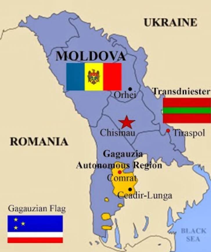 Мапа Молдови