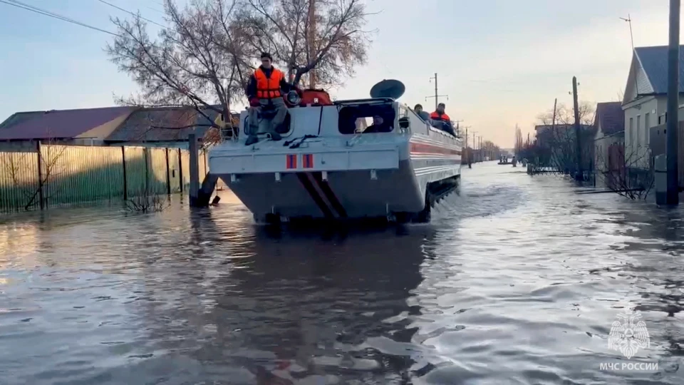 Орськ, затоплення