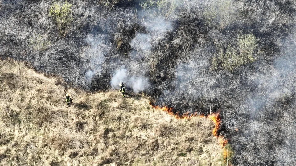 У Луцьку сталася пожежа на території заказника "Гнідавське болото"