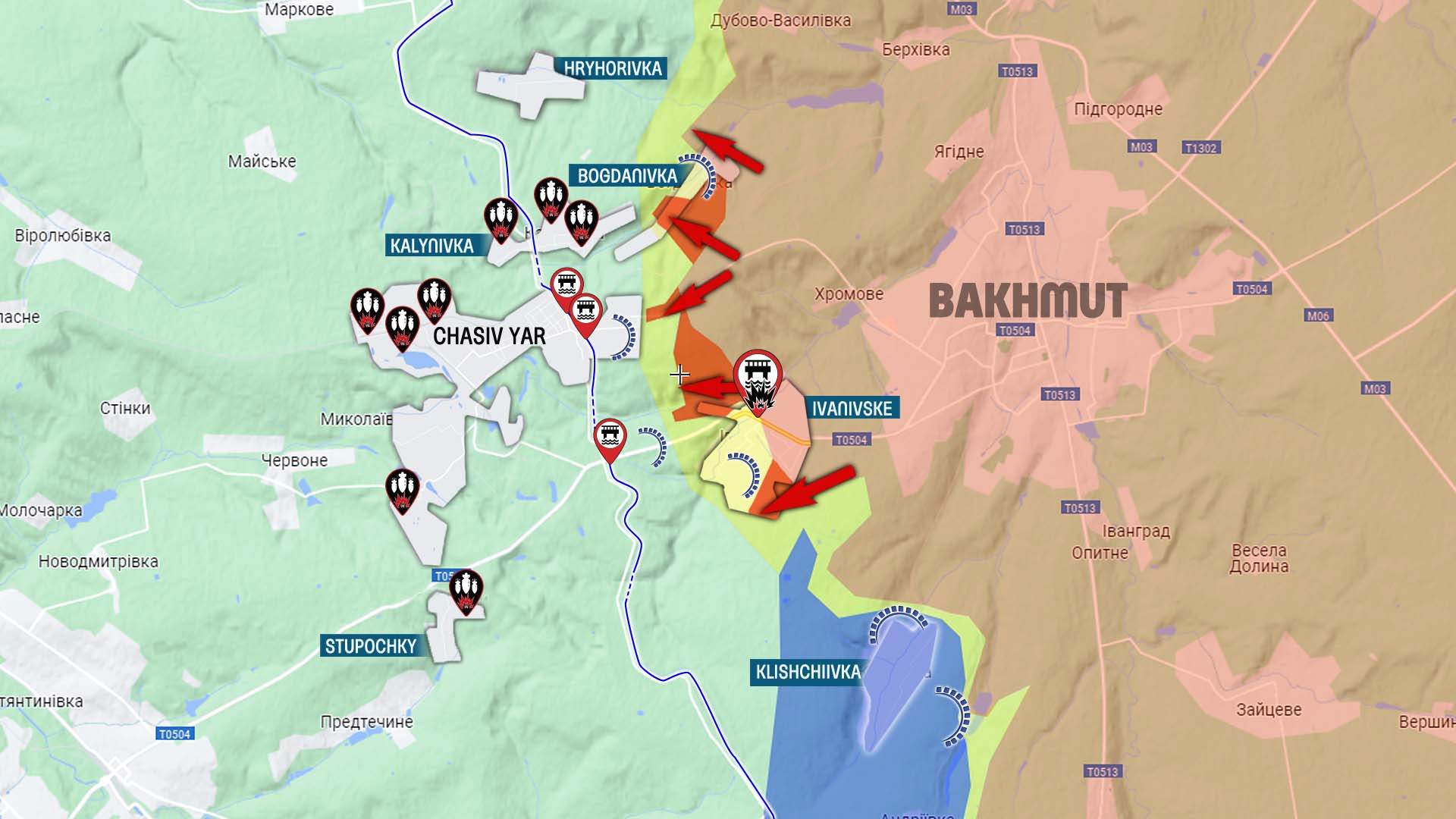 War live map in Ukraine for 10 April front map Russia - Ukraine war