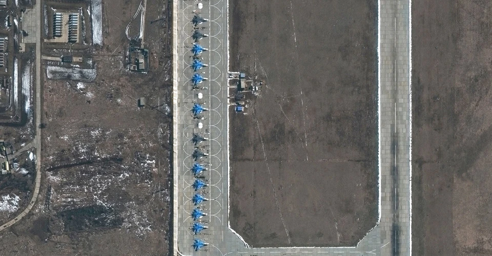 A drone strike on the Morozovsk air base