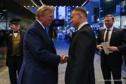 Анджей Дуда та Дональд Трамп