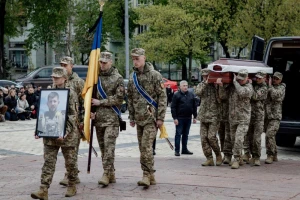 На фото: чин похорону Павла Петриченка у Михайлівському соборі На фото: чин похорону Павла Петриченка у Михайлівському соборі