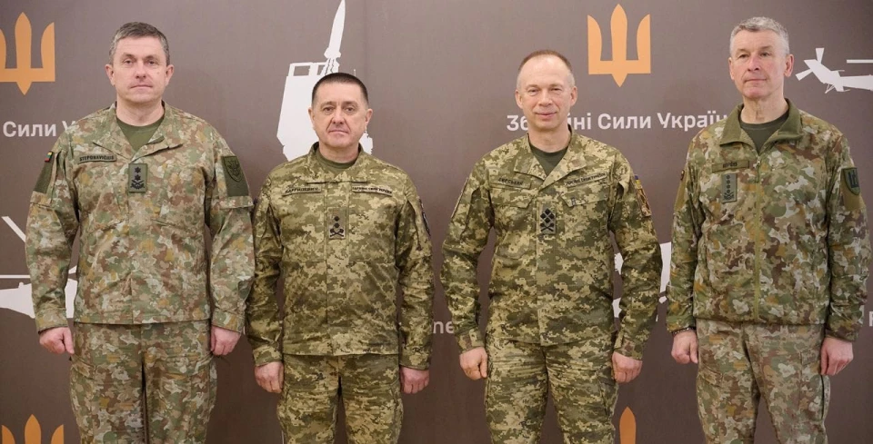 Сирський у Києві зустрівся із військовим керівництвом Литви