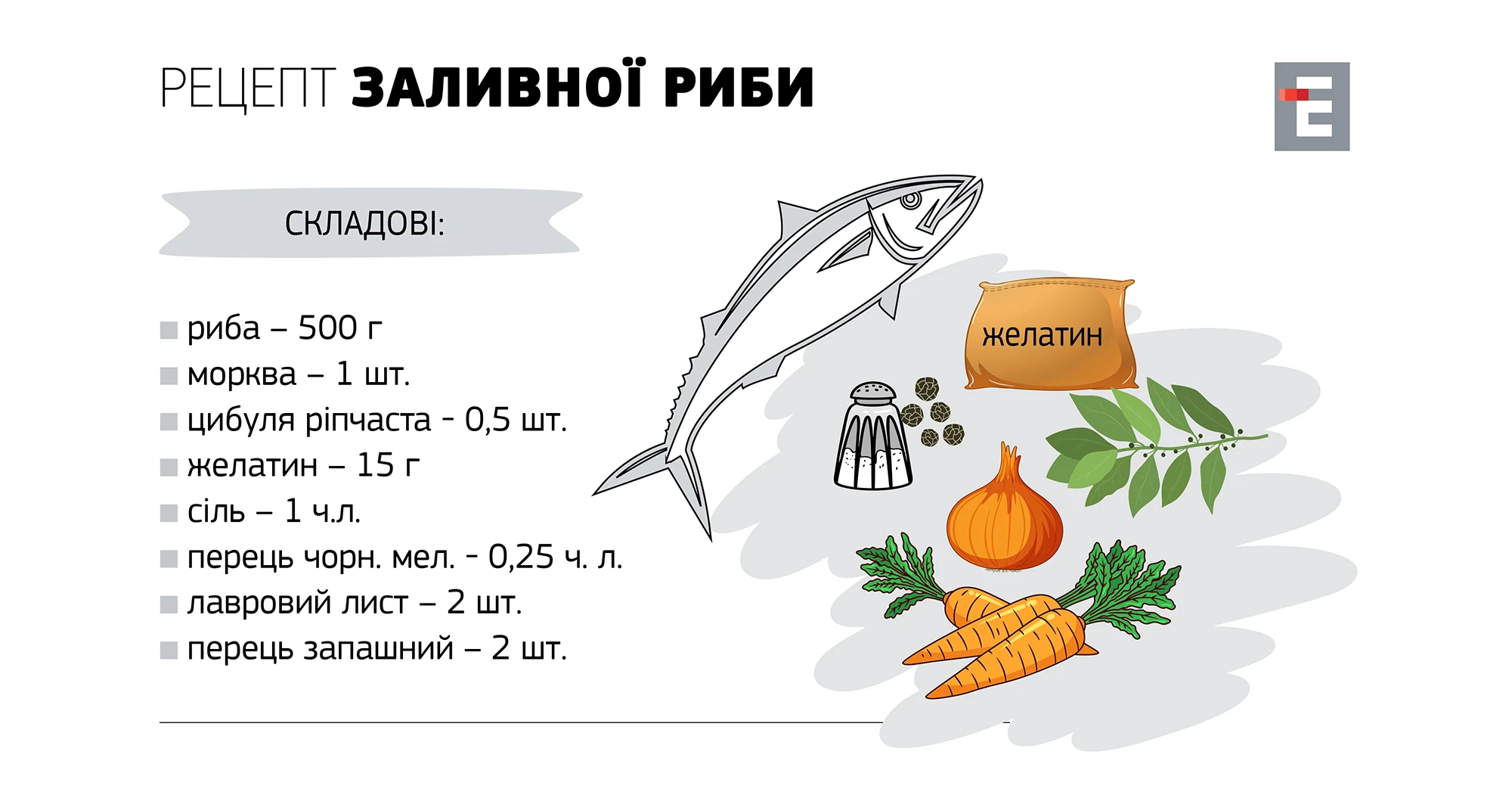 рецепт заливнОї риби