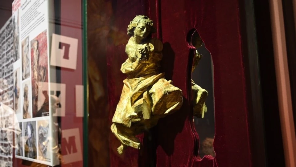 деревяна скульптура Ангела XVIII ст. у Франківську