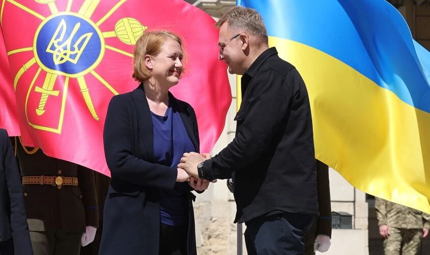 Ліза Паус та Андрій Садовий