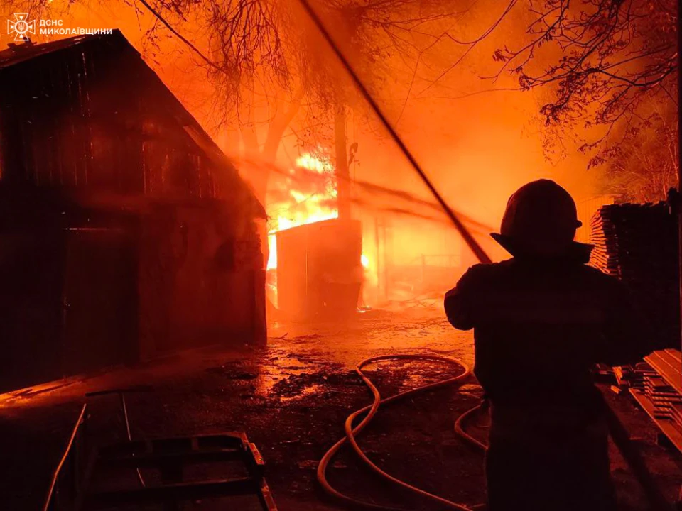 Пожежа на підприємстві у Миколаєві