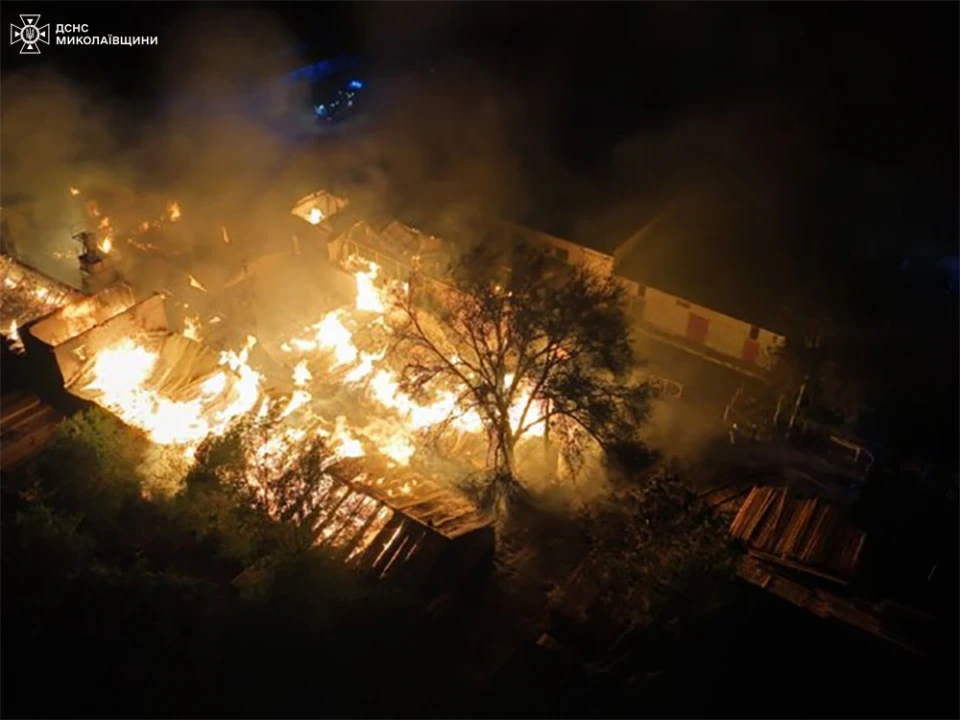 Пожежа на підприємстві у Миколаєві