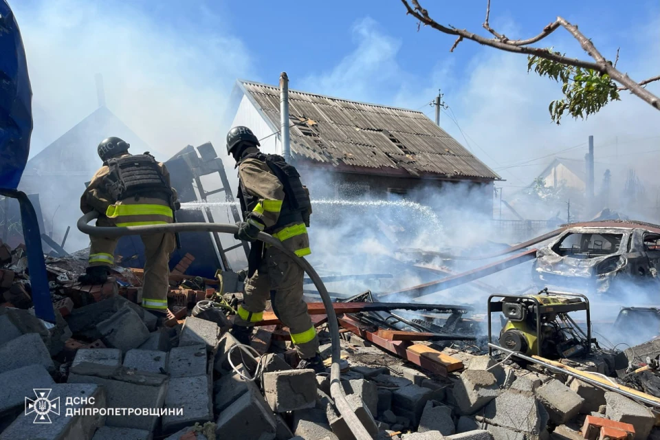 Нікополь, обстріл