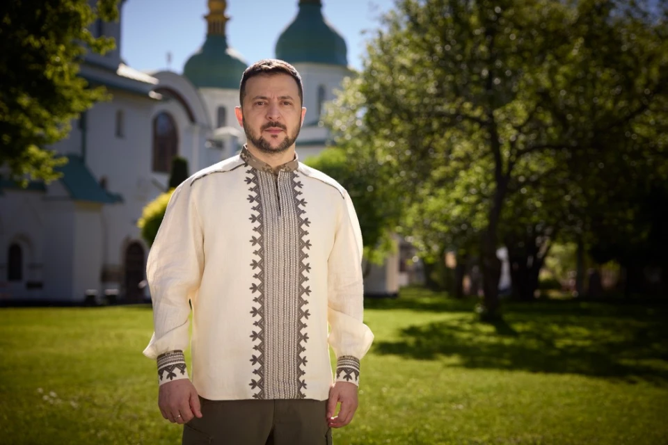 Володимир Зеленський на Великдень