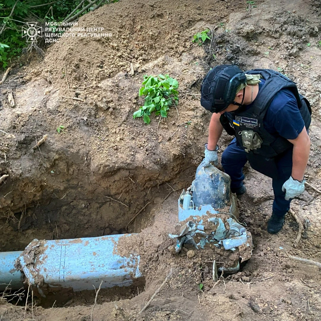 У Києві чоловік знайшов бойову частину ракети Х-69