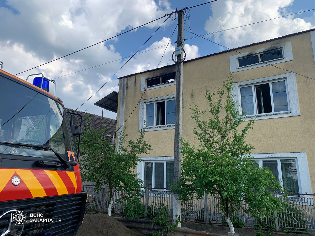 пожежа на Закарпатті
