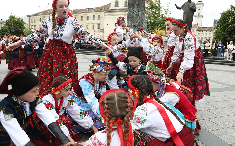 гаївки в центрі Львова