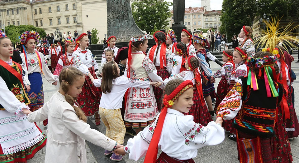гаївки в центрі Львова