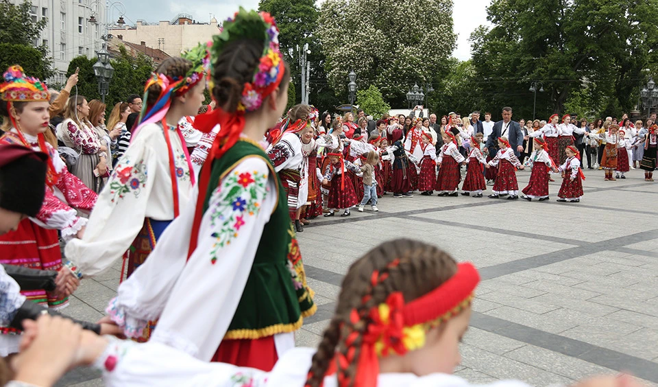 гаївки в центрі Львова