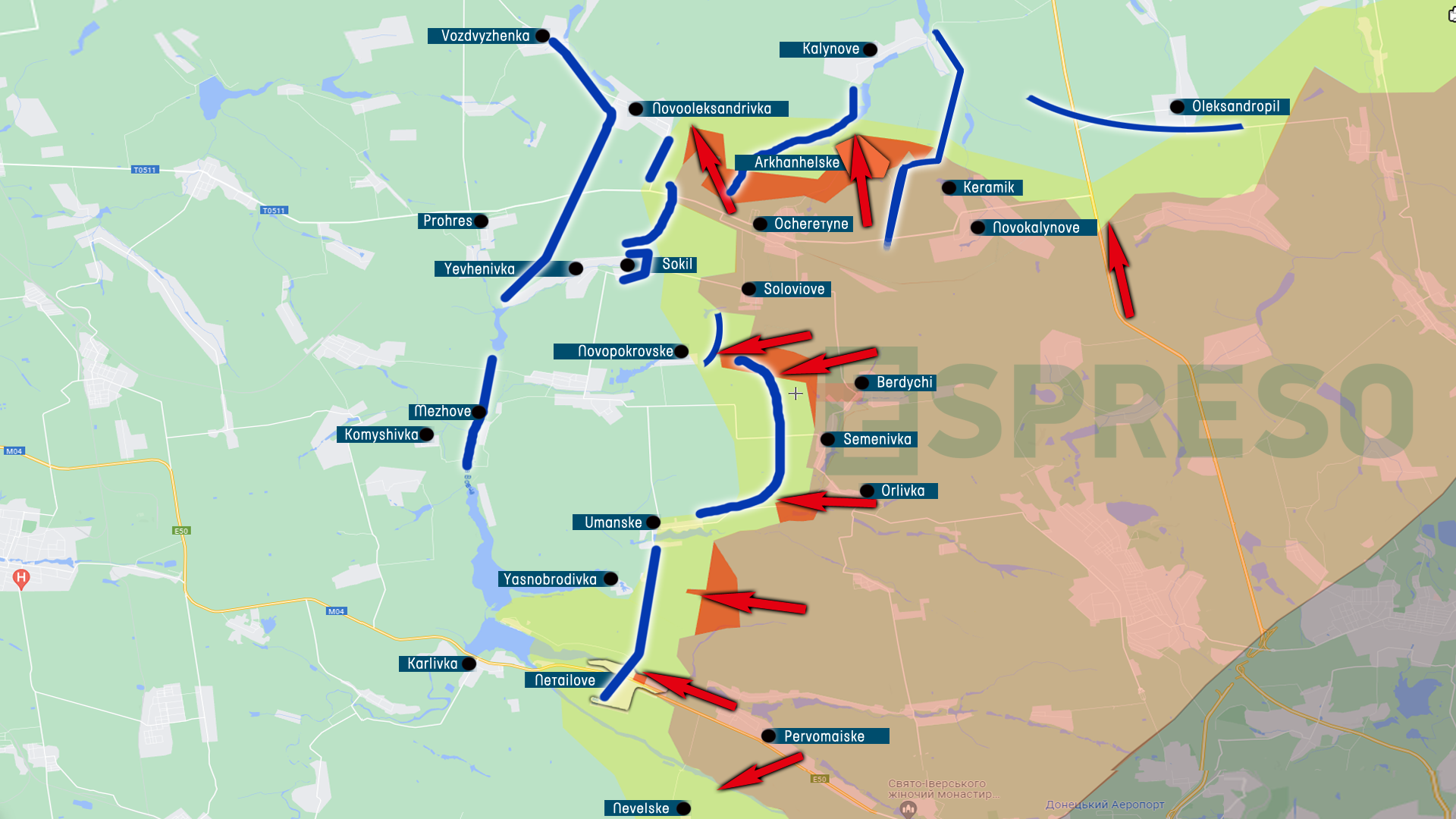Russian attacks double in Pokrovsk and Kurakhove directions
